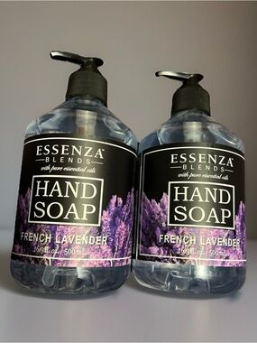 TWO (2) FRENCH LAVENDER ESSENZA BLENDS LUXURY HAND SOAP